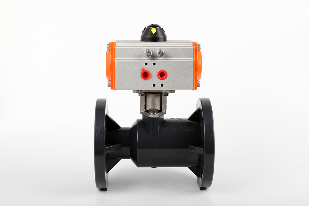 东升镇气动法兰一体球阀